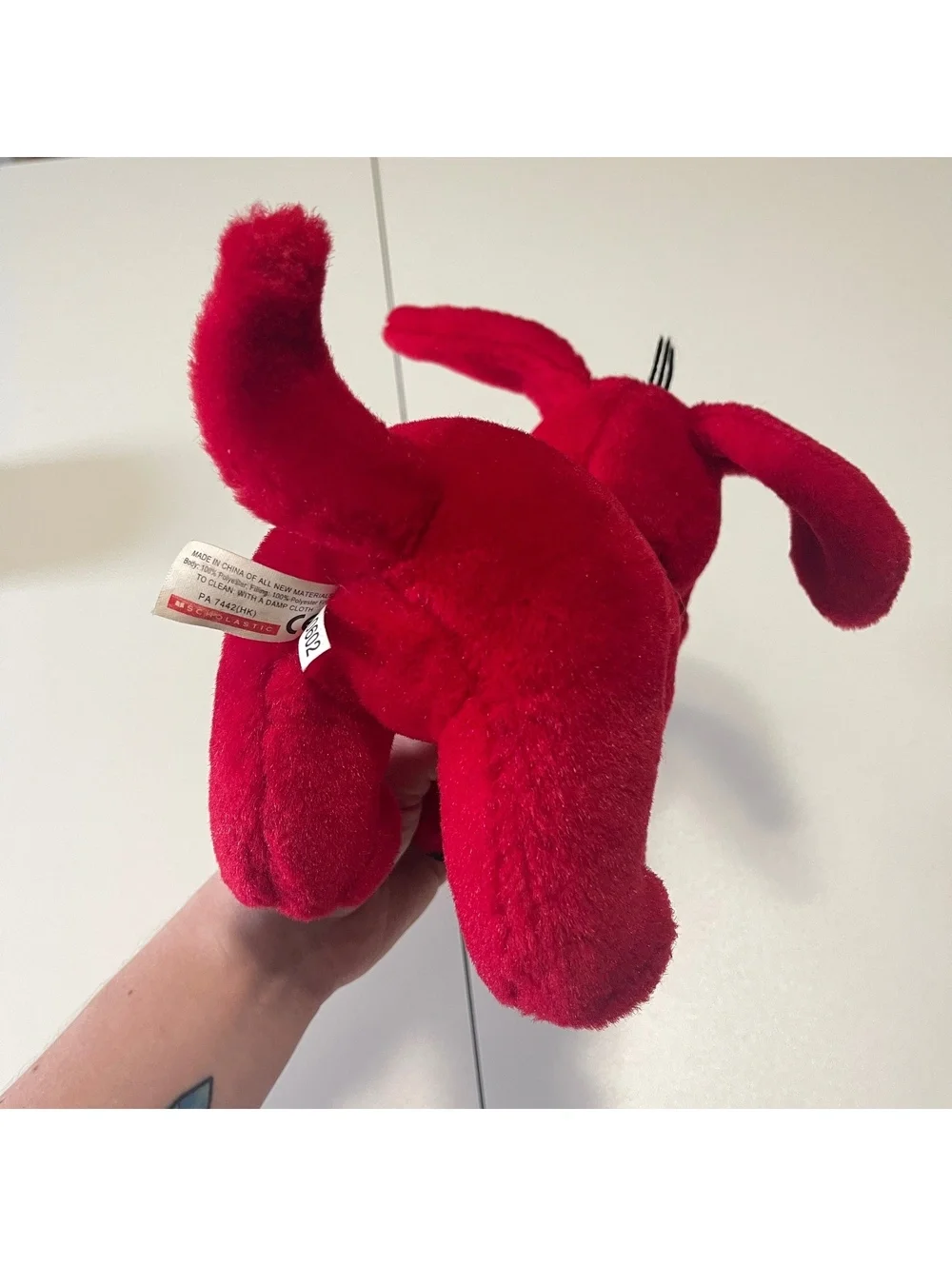Vintage Clifford The Big Red Dog Small Stuffed Animal Toy